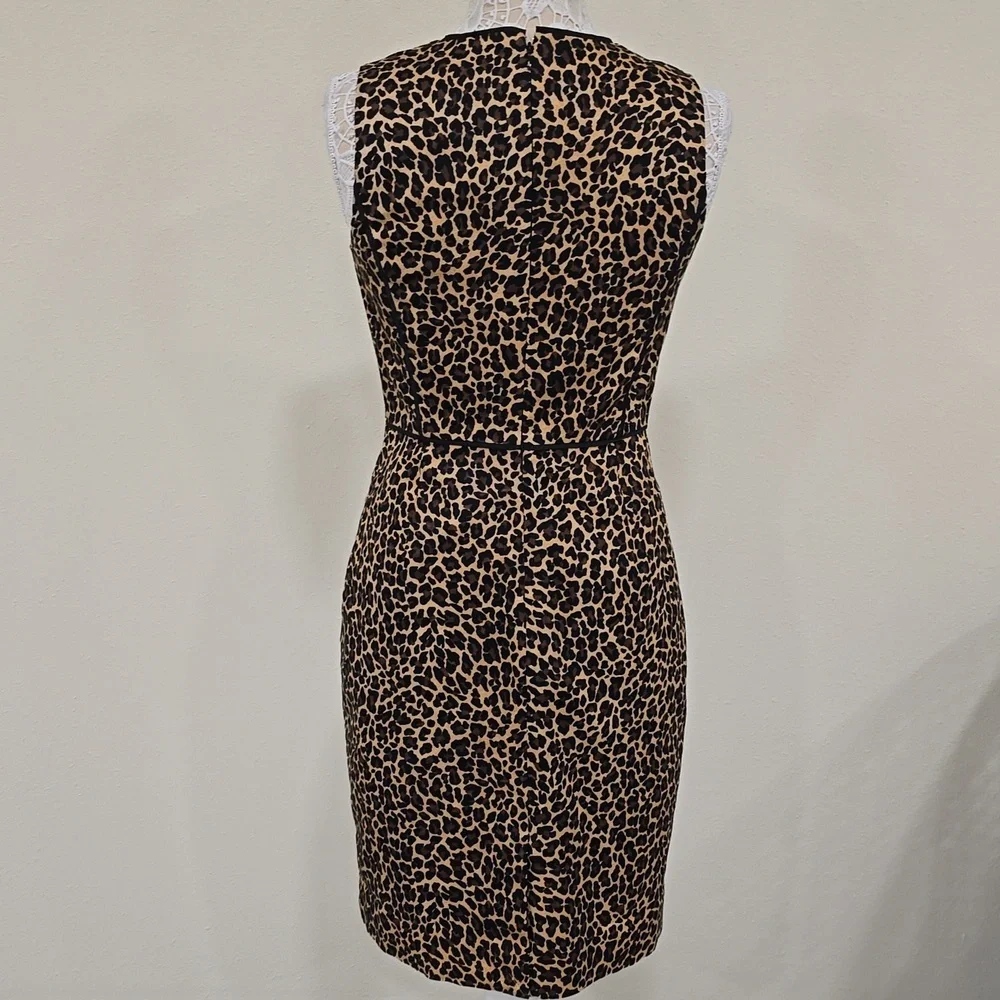 J.CREW Leopard Print A-line Shift Sheath Dress